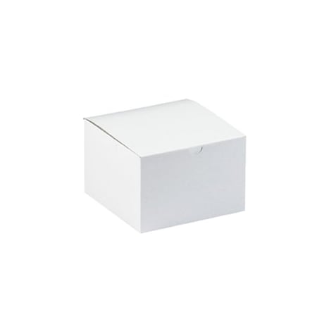 Bsc Preferred 6 x 6 x 4'' White Gift Boxes, 100PK BUY00026925